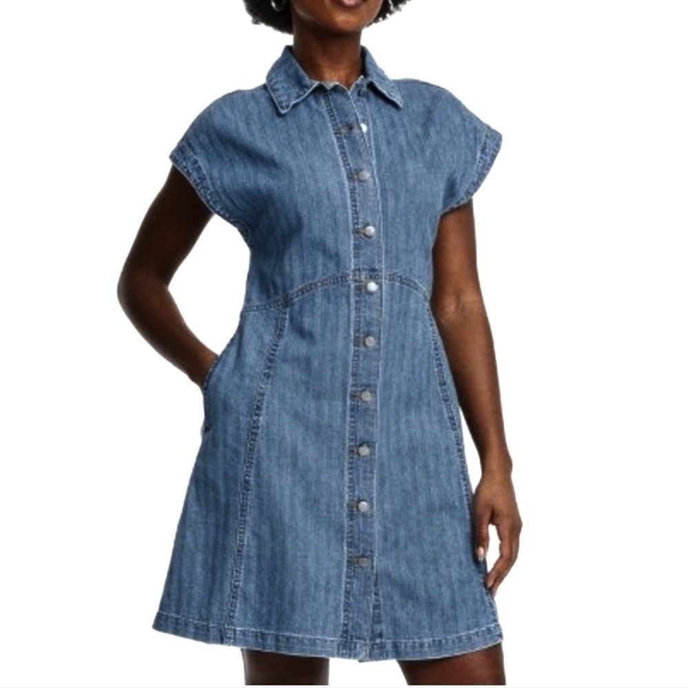 Universal Thread Denim Button-Up Dress - Picture 10 of 12